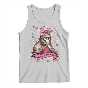 Funny Bigfoot Knitting Tank Top Knitter In The Wild TS12 Ash Print Your Wear