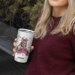 Funny Bigfoot Knitting Tumbler Cup Knitter In The Wild TS12 Print Your Wear