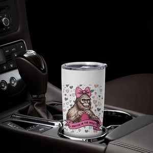 Funny Bigfoot Knitting Tumbler Cup Knitter In The Wild TS12 Print Your Wear