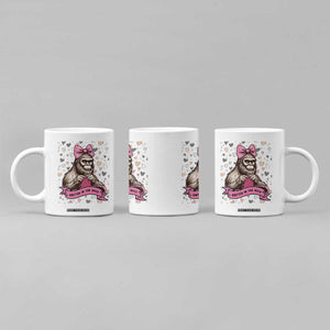 Funny Bigfoot Knitting Coffee Mug Knitter In The Wild TS12 Print Your Wear