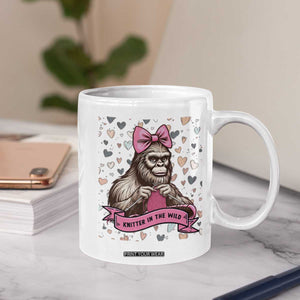 Funny Bigfoot Knitting Coffee Mug Knitter In The Wild TS12 Print Your Wear