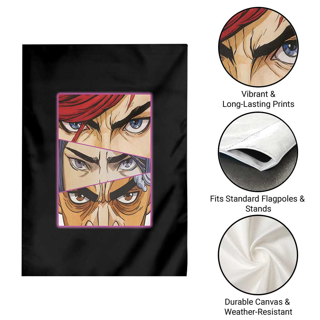 Futuristic Legends Anime Eyes Garden Flag Gift For League Gamer Fans TS12 Print Your Wear