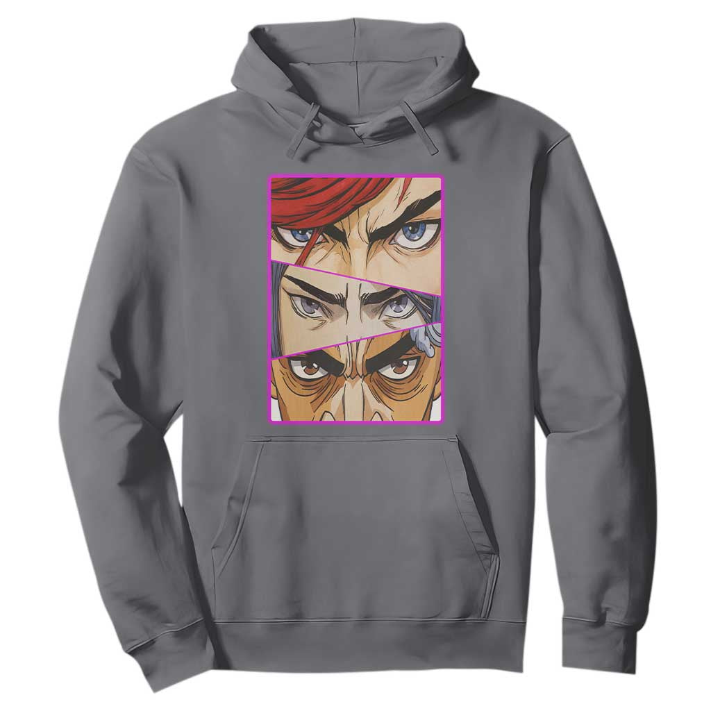 Futuristic Legends Anime Eyes Hoodie Gift For League Gamer Fans TS12 Charcoal Print Your Wear