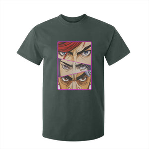Futuristic Legends Anime Eyes T Shirt For Kid Gift For League Gamer Fans TS12 Dark Forest Green Print Your Wear