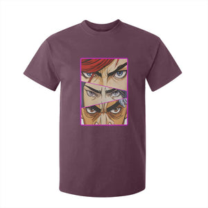Futuristic Legends Anime Eyes T Shirt For Kid Gift For League Gamer Fans TS12 Maroon Print Your Wear