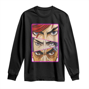Futuristic Legends Anime Eyes Long Sleeve Shirt Gift For League Gamer Fans TS12 Black Print Your Wear