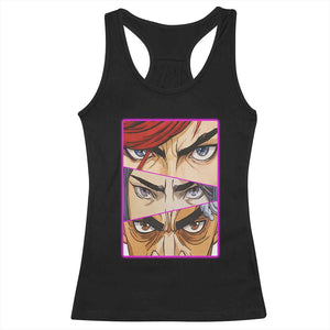 Futuristic Legends Anime Eyes Racerback Tank Top Gift For League Gamer Fans TS12 Black Print Your Wear