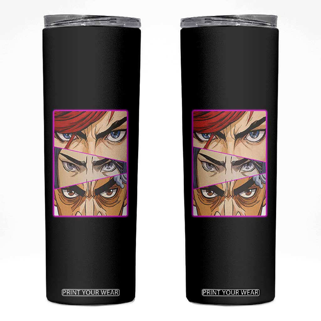 Futuristic Legends Anime Eyes Skinny Tumbler Gift For League Gamer Fans TS12 Black Print Your Wear