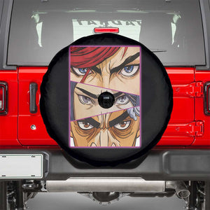Futuristic Legends Anime Eyes Spare Tire Cover Gift For League Gamer Fans TS12 Black Print Your Wear