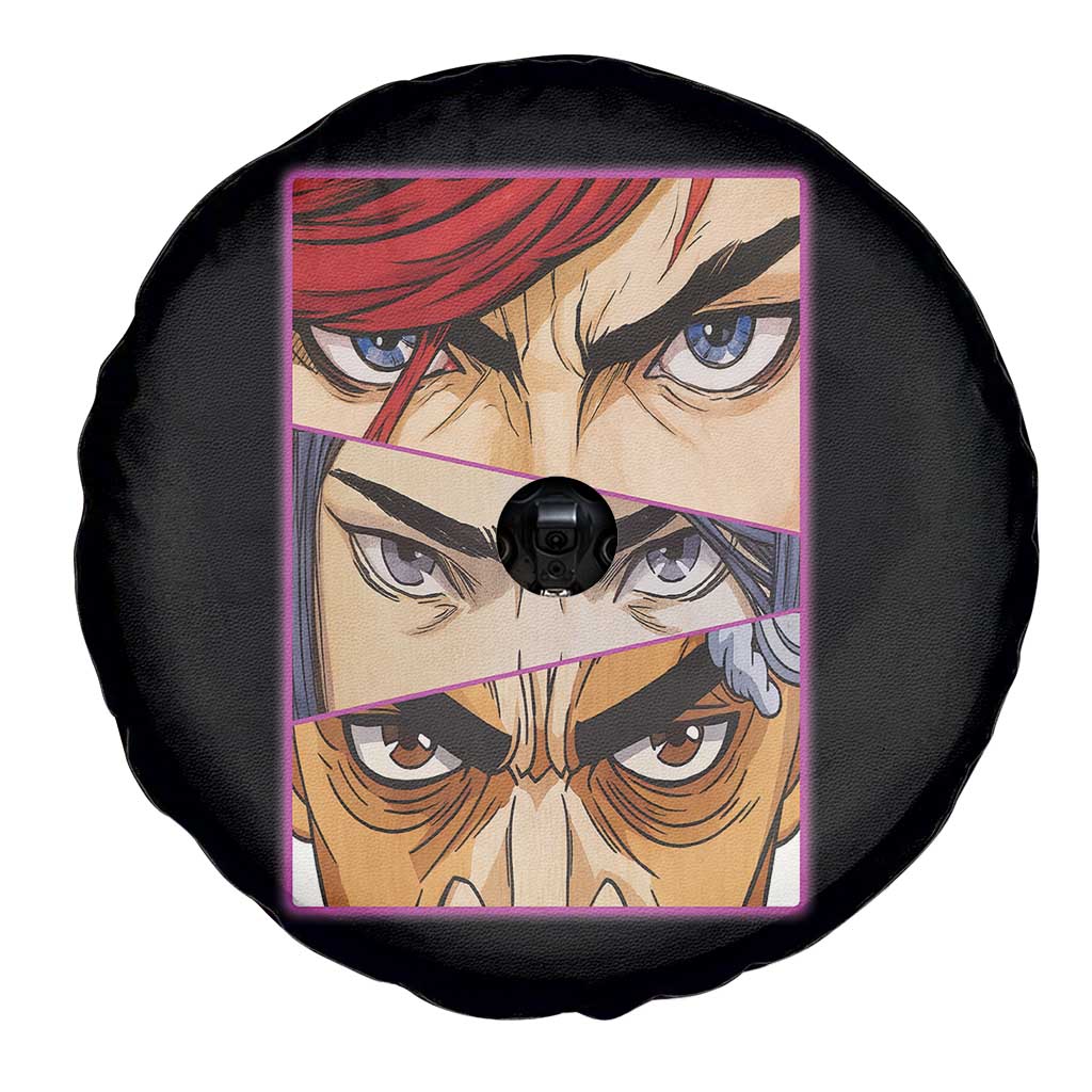 Futuristic Legends Anime Eyes Spare Tire Cover Gift For League Gamer Fans TS12 Print Your Wear