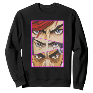 Futuristic Legends Anime Eyes Sweatshirt Gift For League Gamer Fans TS12 Black Print Your Wear