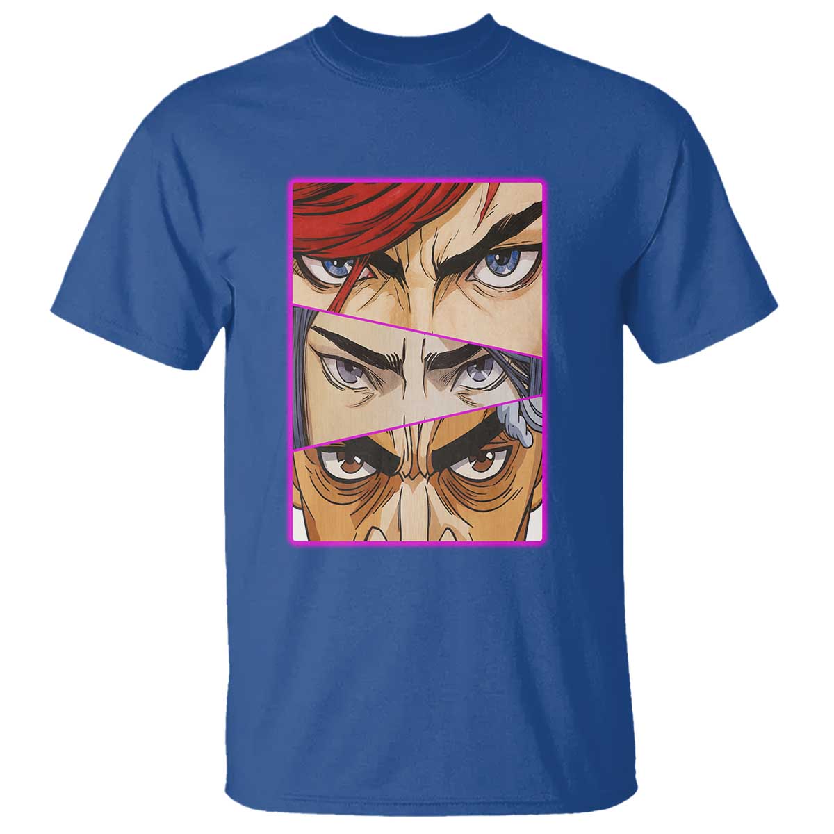 Futuristic Legends Anime Eyes T Shirt Gift For League Gamer Fans TS12 Royal Blue Print Your Wear