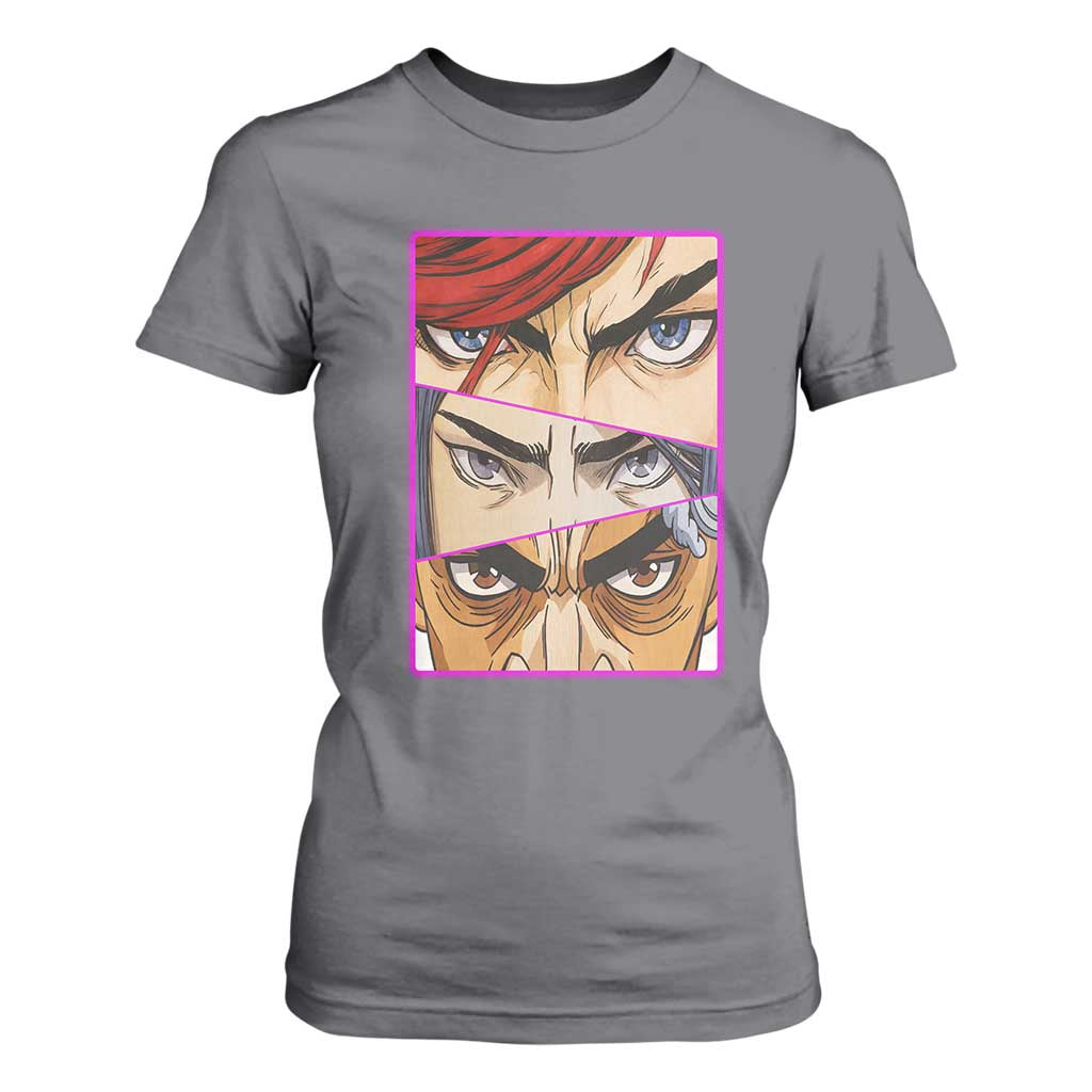 Futuristic Legends Anime Eyes T Shirt For Women Gift For League Gamer Fans TS12 Charcoal Print Your Wear