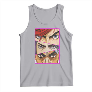 Futuristic Legends Anime Eyes Tank Top Gift For League Gamer Fans TS12 Athletic Heather Print Your Wear