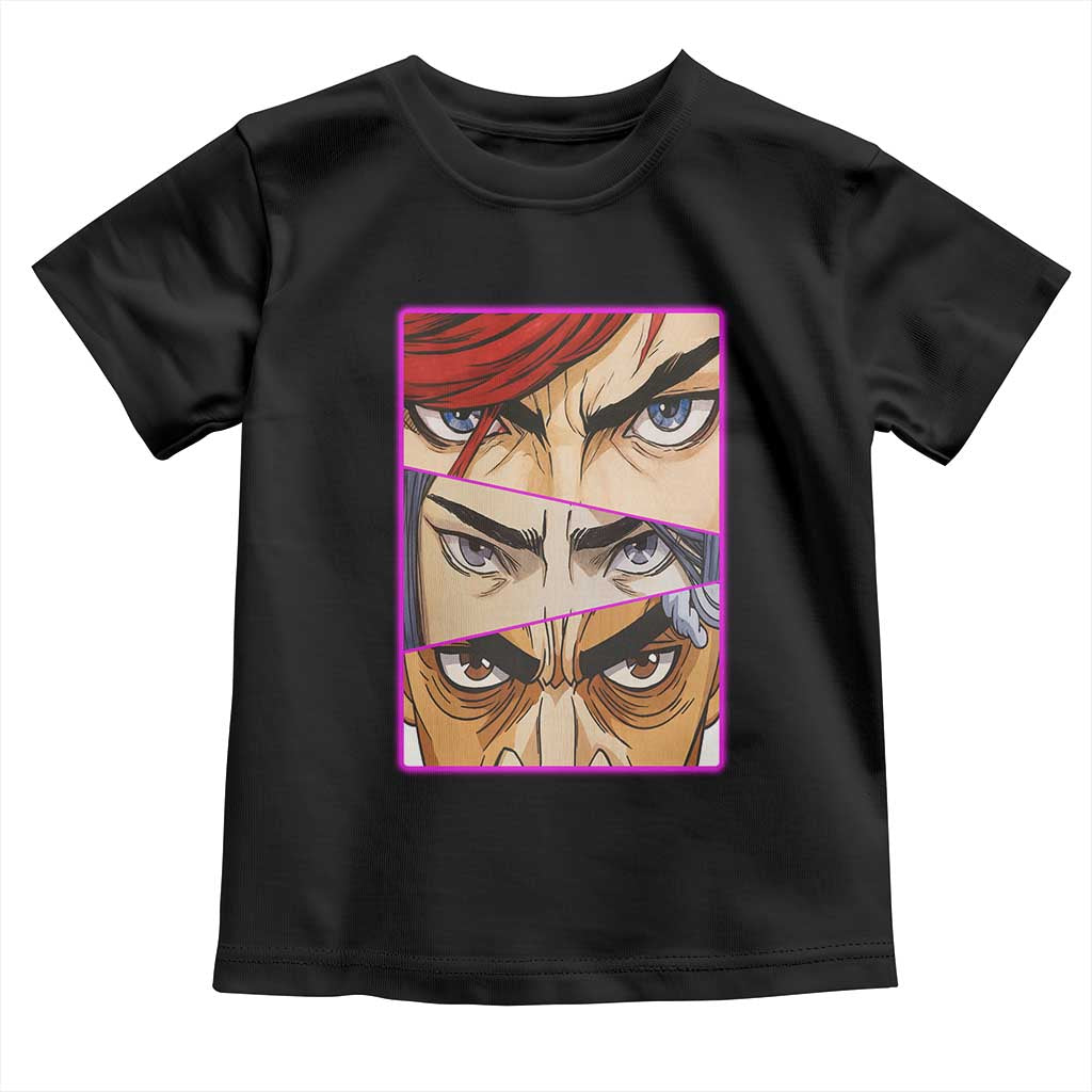 Futuristic Legends Anime Eyes Toddler T Shirt Gift For League Gamer Fans TS12 Black Print Your Wear