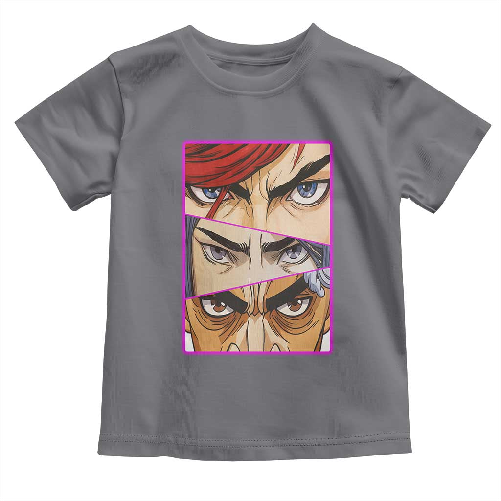 Futuristic Legends Anime Eyes Toddler T Shirt Gift For League Gamer Fans TS12 Charcoal Print Your Wear