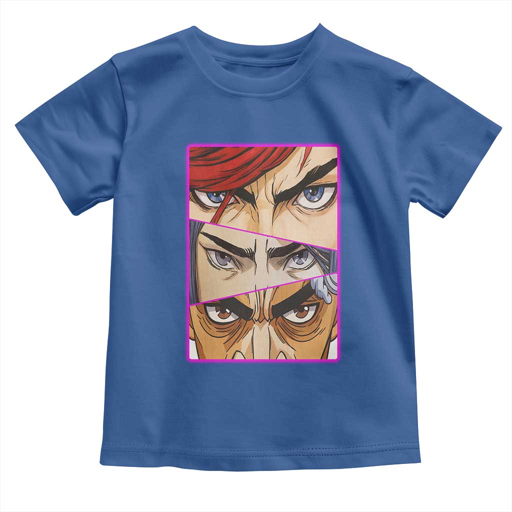 Futuristic Legends Anime Eyes Toddler T Shirt Gift For League Gamer Fans TS12 Royal Blue Print Your Wear