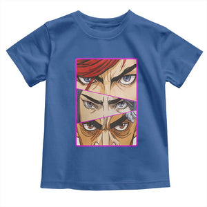 Futuristic Legends Anime Eyes Toddler T Shirt Gift For League Gamer Fans TS12 Royal Blue Print Your Wear