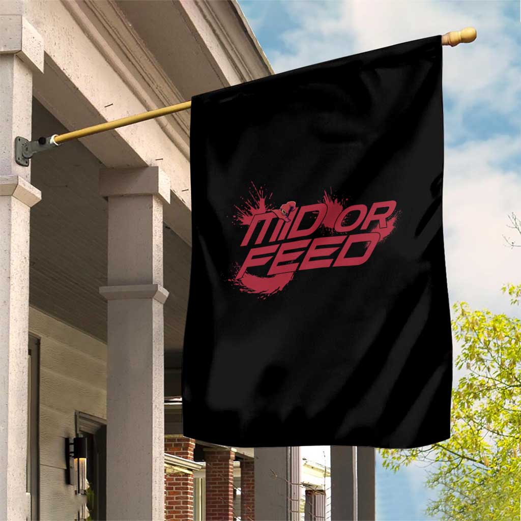 Mid Or Feed Holographic Witch Hat Garden Flag Funny Game Lover Gift TS12 Print Your Wear