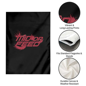 Mid Or Feed Holographic Witch Hat Garden Flag Funny Game Lover Gift TS12 Print Your Wear