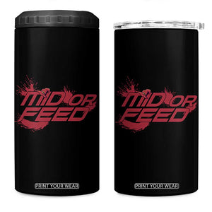 Mid Or Feed Holographic Witch Hat 4 in 1 Can Cooler Tumbler Funny Game Lover Gift TS12 One Size: 16 oz Black Print Your Wear