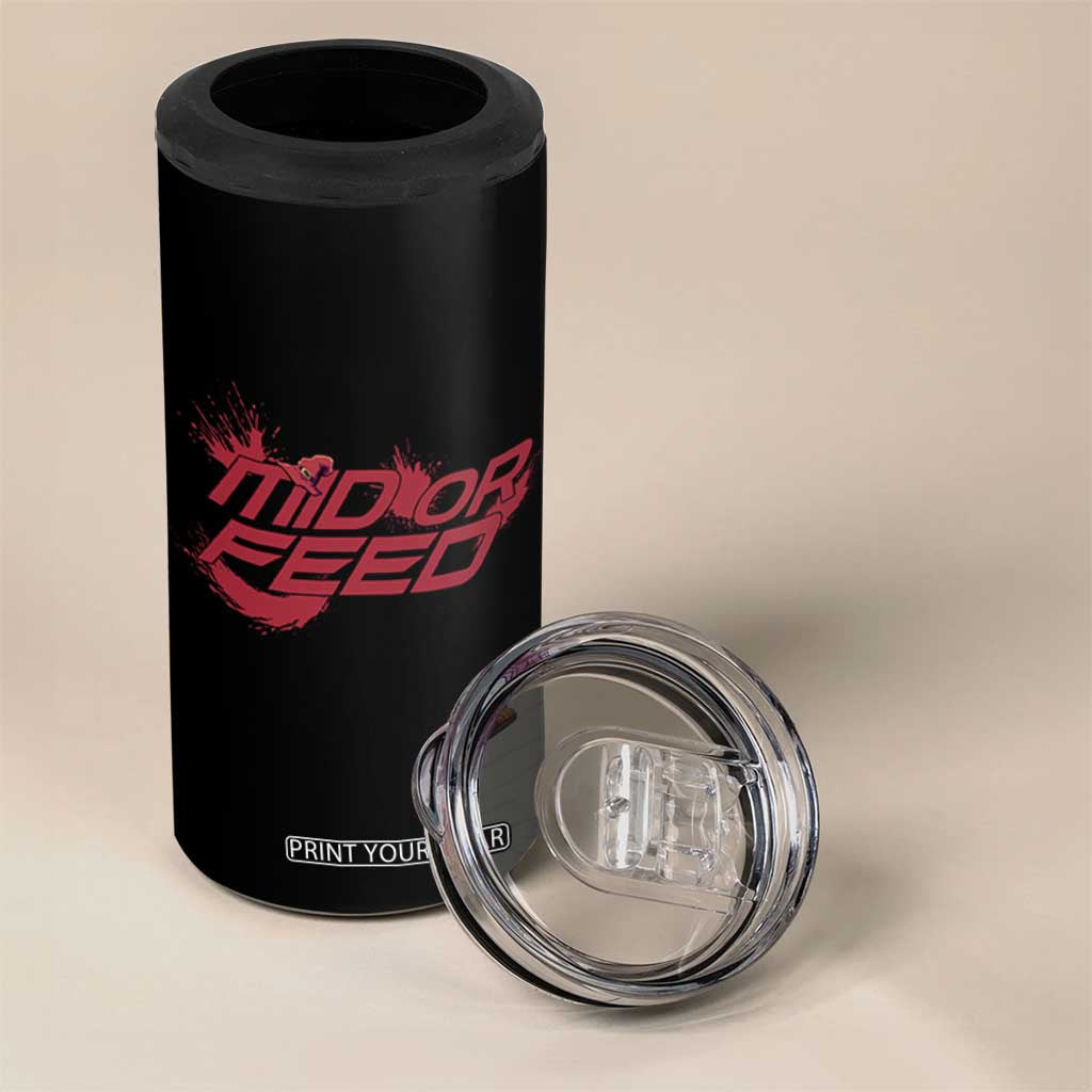 Mid Or Feed Holographic Witch Hat 4 in 1 Can Cooler Tumbler Funny Game Lover Gift TS12 Print Your Wear