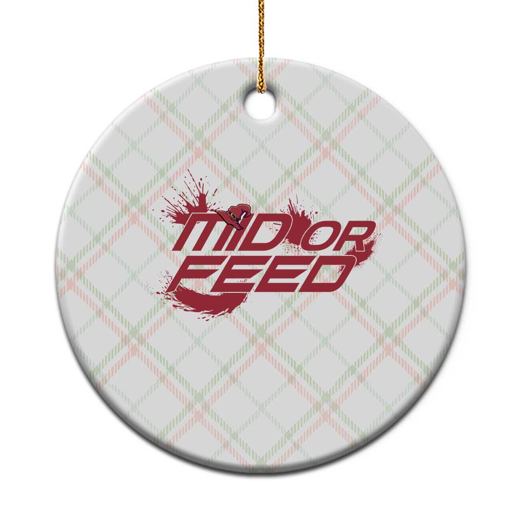 Mid Or Feed Holographic Witch Hat Ceramic Ornament Funny Game Lover Gift TS12 1pc Christmas Plaid Print Your Wear