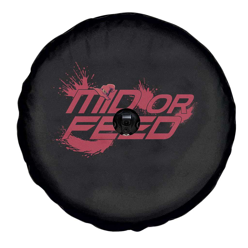 Mid Or Feed Holographic Witch Hat Spare Tire Cover Funny Game Lover Gift TS12 Print Your Wear