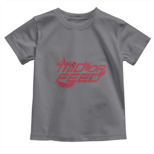 Mid Or Feed Holographic Witch Hat Toddler T Shirt Funny Game Lover Gift TS12 Charcoal Print Your Wear