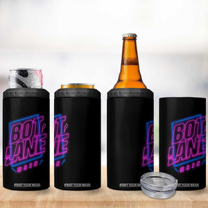 Bot Lane Main Cyberpunk Neon Style 4 in 1 Can Cooler Tumbler Gaming Quote Gift TS12 Print Your Wear