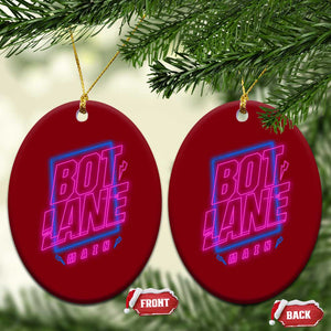 Bot Lane Main Cyberpunk Neon Style Ceramic Ornament Gaming Quote Gift TS12 Print Your Wear