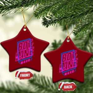 Bot Lane Main Cyberpunk Neon Style Ceramic Ornament Gaming Quote Gift TS12 Print Your Wear