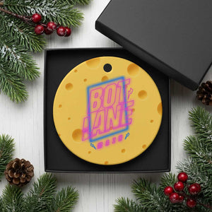 Bot Lane Main Cyberpunk Neon Style Ceramic Ornament Gaming Quote Gift TS12 1pc Yellow Cheese Print Your Wear