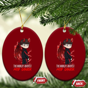 Worlds Okayest Mid Laner Ceramic Ornament Funny Gift For Gamer TS12 Print Your Wear