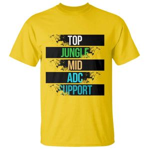 Gaming Humor 5 Roles T Shirt Quote For Gamer Lovers TS12 Daisy Print Your Wear