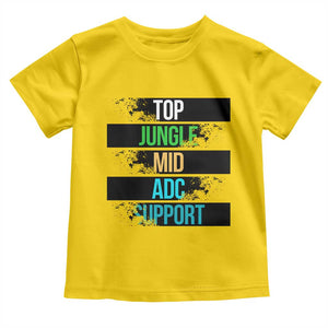 Gaming Humor 5 Roles Toddler T Shirt Quote For Gamer Lovers - Print Your Wear