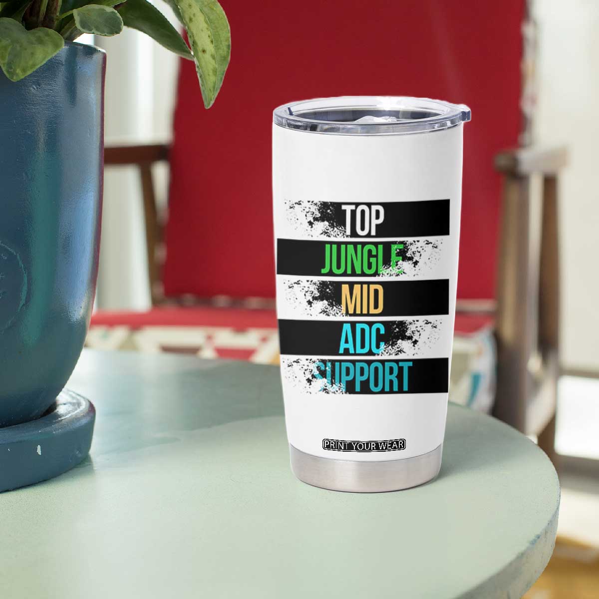 Gaming Humor 5 Roles Tumbler Cup Quote For Gamer Lovers TS12 Print Your Wear