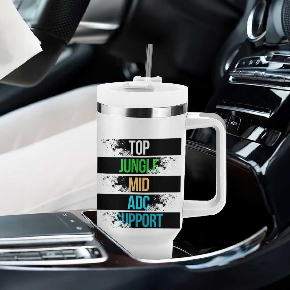 Gaming Humor 5 Roles Tumbler With Handle Quote For Gamer Lovers TS12 Print Your Wear