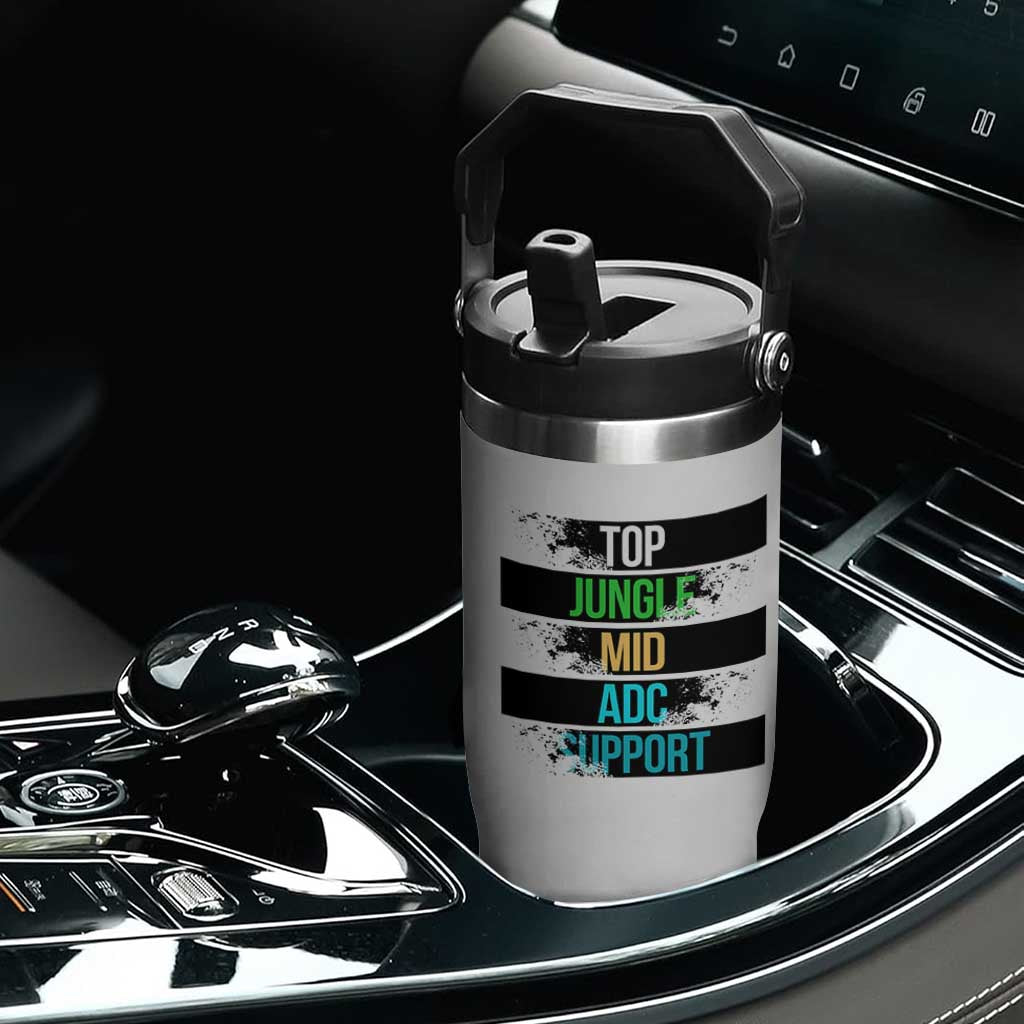 Gaming Humor 5 Roles Flip Straw Tumbler Quote For Gamer Lovers TS12 Print Your Wear