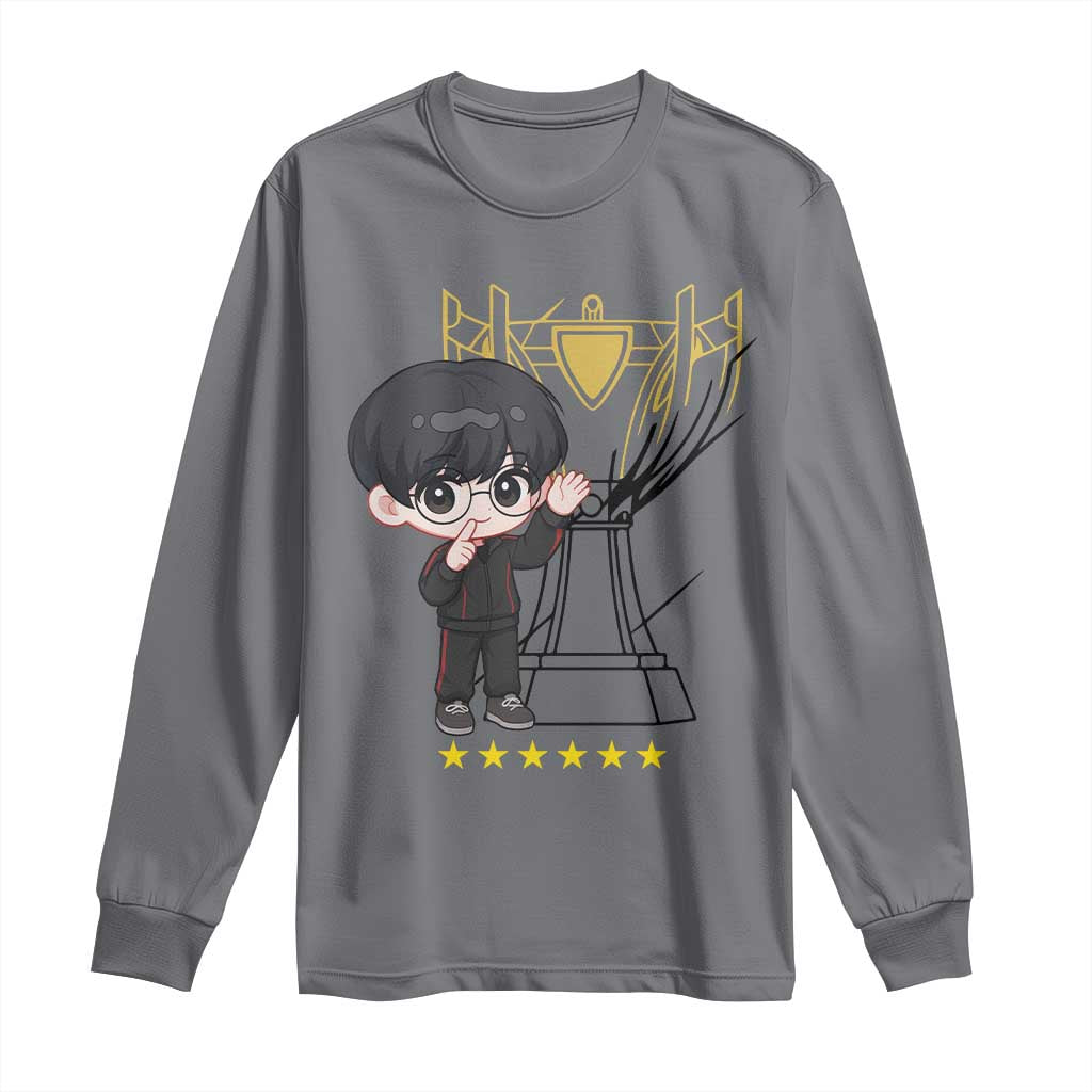 Mid Lane Master Gamer Long Sleeve Shirt Gift For Esports Fan TS12 Charcoal Print Your Wear