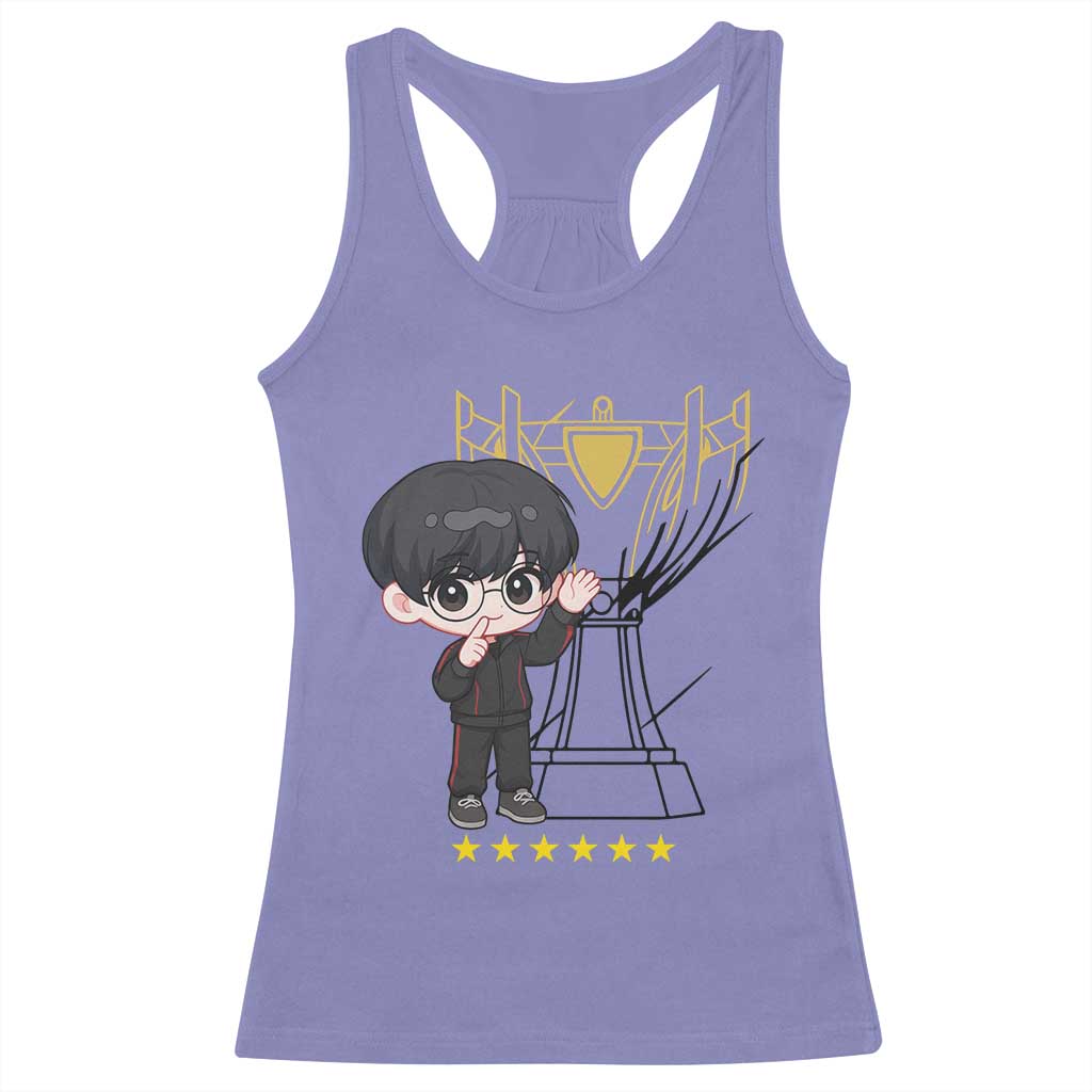 Mid Lane Master Gamer Racerback Tank Top Gift For Esports Fan TS12 Violet Print Your Wear