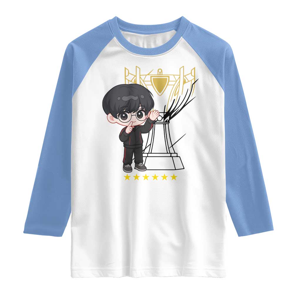 Mid Lane Master Gamer Raglan Shirt Gift For Esports Fan TS12 White Carolina Blue Print Your Wear