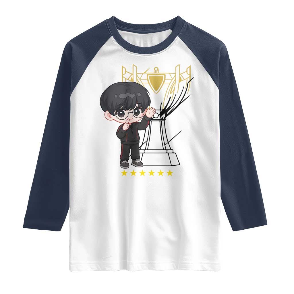 Mid Lane Master Gamer Raglan Shirt Gift For Esports Fan TS12 White Navy Print Your Wear