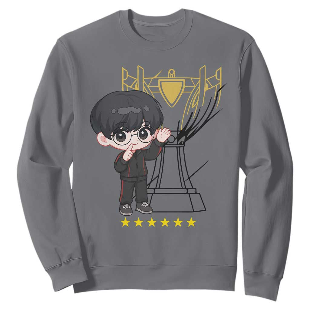 Mid Lane Master Gamer Sweatshirt Gift For Esports Fan TS12 Charcoal Print Your Wear