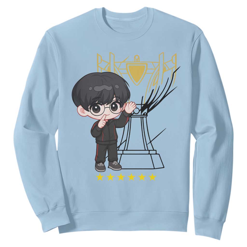 Mid Lane Master Gamer Sweatshirt Gift For Esports Fan TS12 Light Blue Print Your Wear