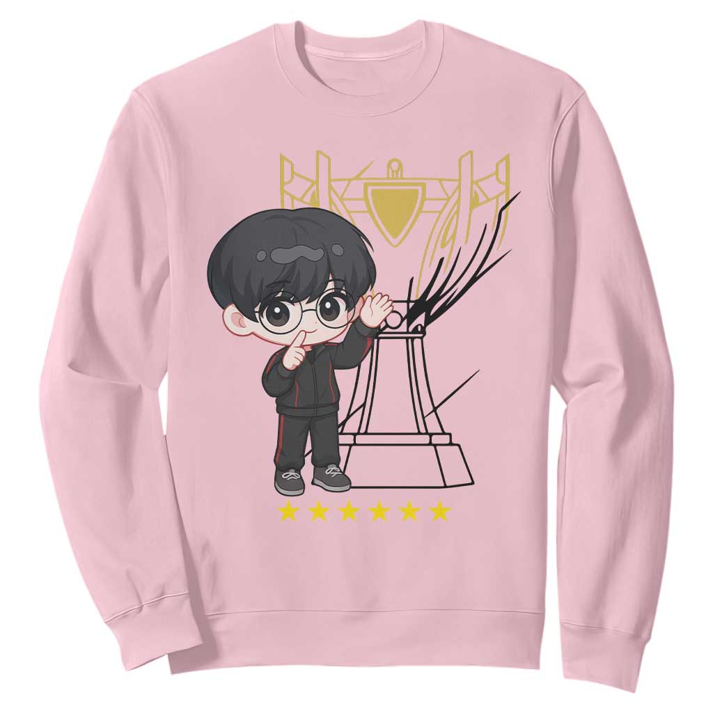 Mid Lane Master Gamer Sweatshirt Gift For Esports Fan TS12 Light Pink Print Your Wear