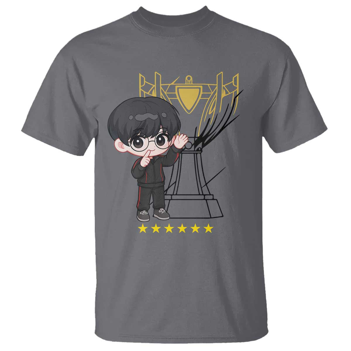 Mid Lane Master Gamer T Shirt Gift For Esports Fan TS12 Charcoal Print Your Wear