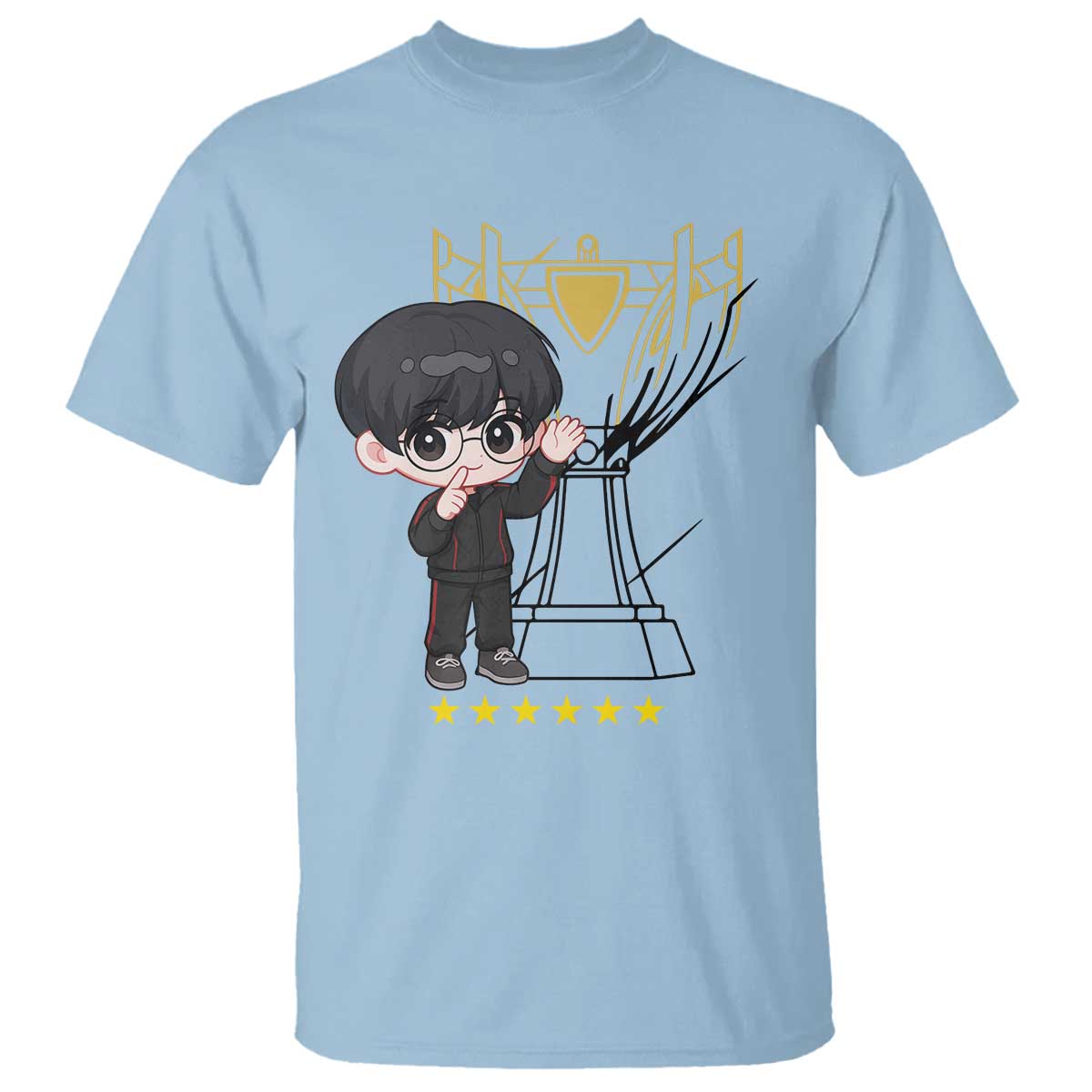 Mid Lane Master Gamer T Shirt Gift For Esports Fan TS12 Light Blue Print Your Wear