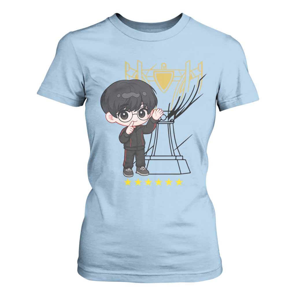 Mid Lane Master Gamer T Shirt For Women Gift For Esports Fan TS12 Light Blue Print Your Wear