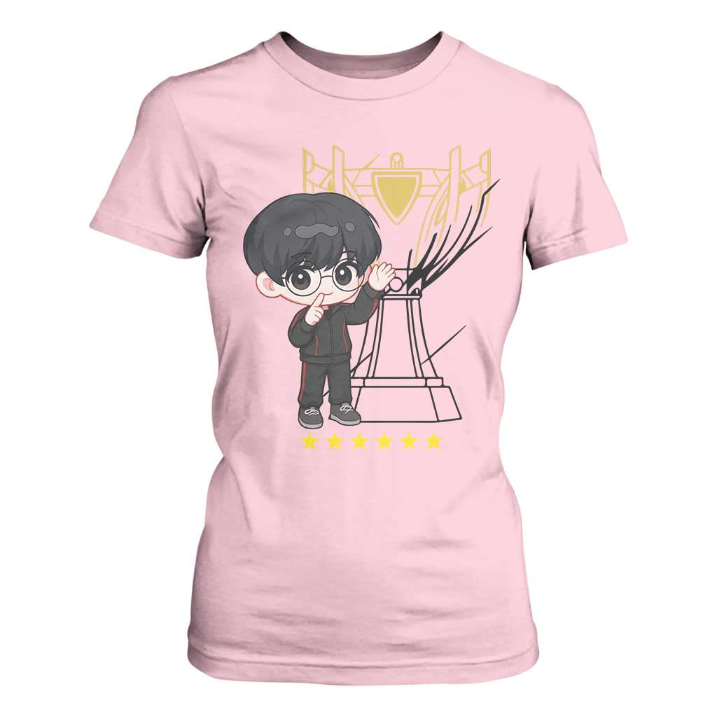 Mid Lane Master Gamer T Shirt For Women Gift For Esports Fan TS12 Light Pink Print Your Wear